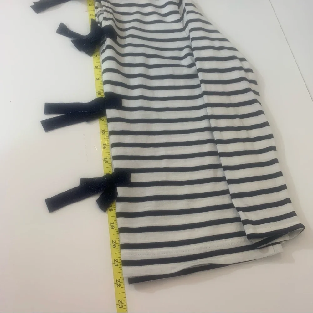 J Crew Woman S Nautical Classic Navy Stripes Preppy Old‎ Money 3/4 Sleeve Top